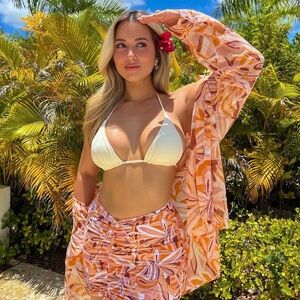 LSPACE REVOLVE Sheer Button Down